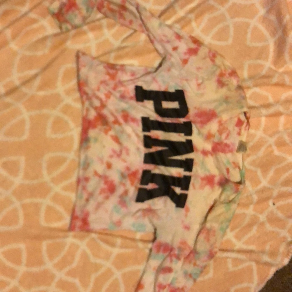 A long sleeve crop top
